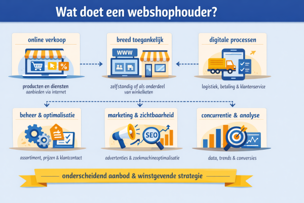 Wat doet een webshophouder